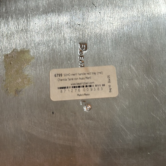 Beatriz Ball Silver Tray, Cloth Bags Included, NWOT - Picture 4 of 4